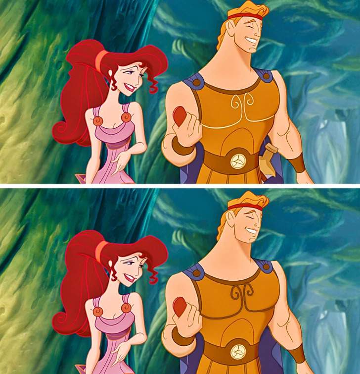 spot 5 differences in hercules picture