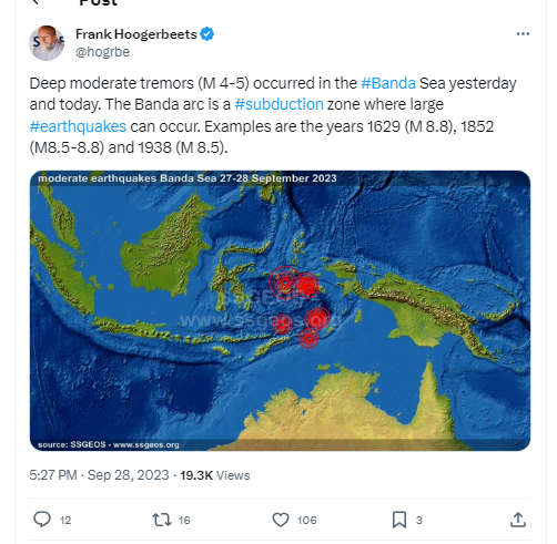 العالم الهولندي فرانك هوجربيتس يثير الجدل مجددًا ويتنبأ بوقوع زلزال كبير في تلك المنطقة.. ودول العالم تترقب